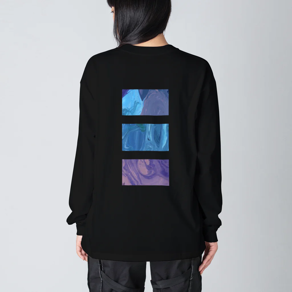 ﾐﾗｿﾌﾞのまざったえのぐ1 Big Long Sleeve T-Shirt