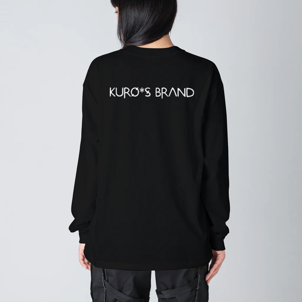 Kuro*s Brandのキレイな花を咲かせよう ビッグシルエットロングスリーブTシャツ