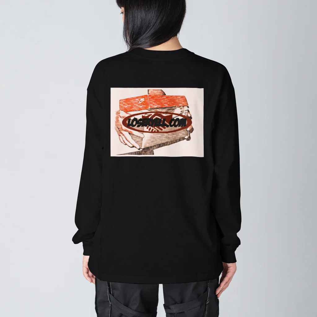 よしはらのLOSERYELL.com Big Long Sleeve T-Shirt