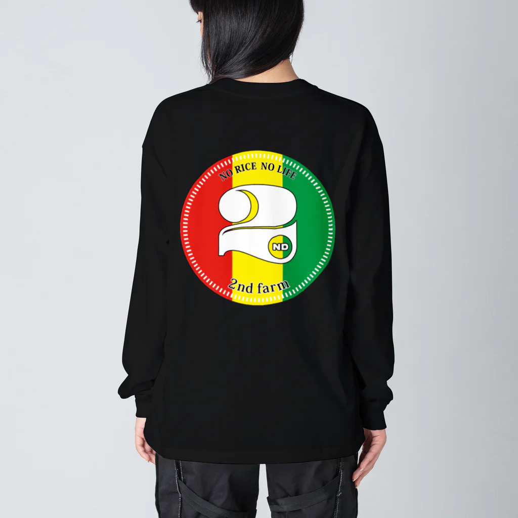 2nd FARMのrasta rogo ビッグシルエットロングスリーブTシャツ