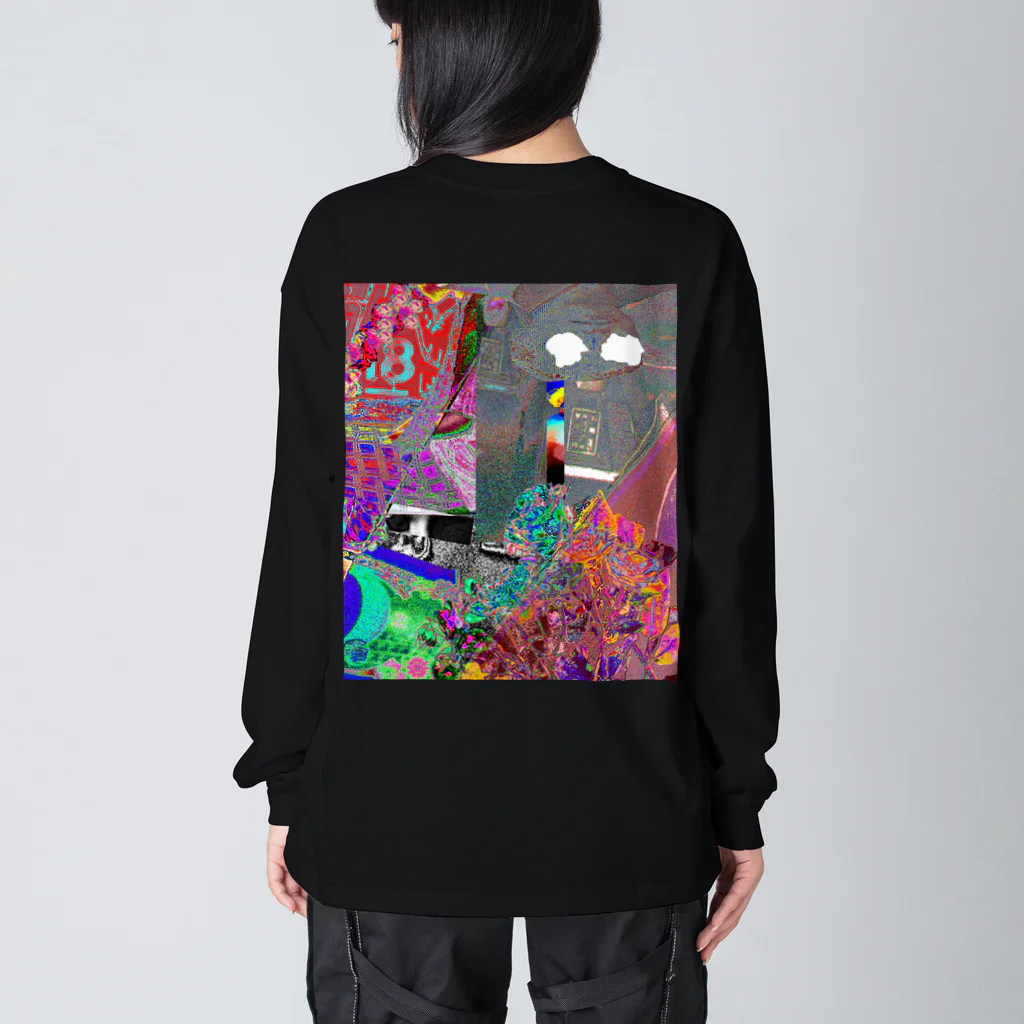 ウエキセイヤのお店の道徳が欠如したロンT Big Long Sleeve T-Shirt