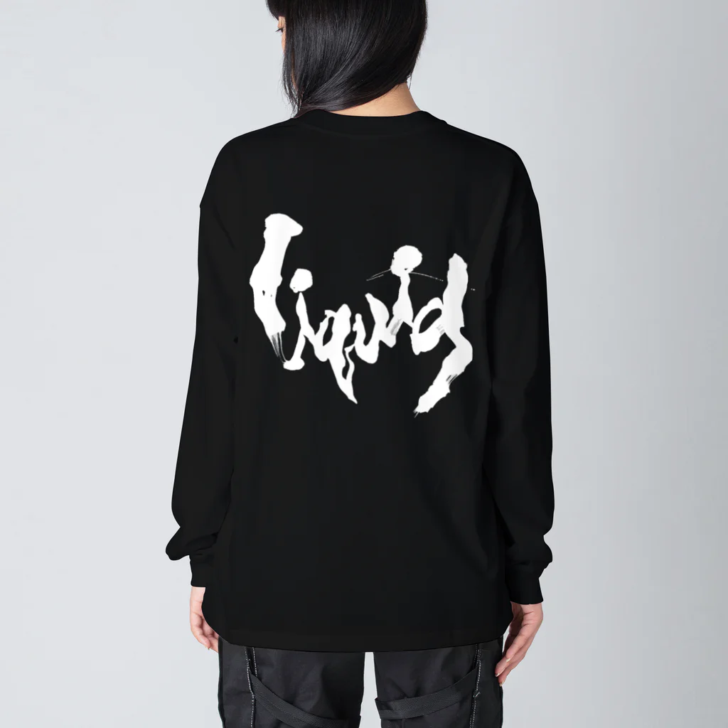 凍京歯車のliquid【白文字】 Big Long Sleeve T-Shirt