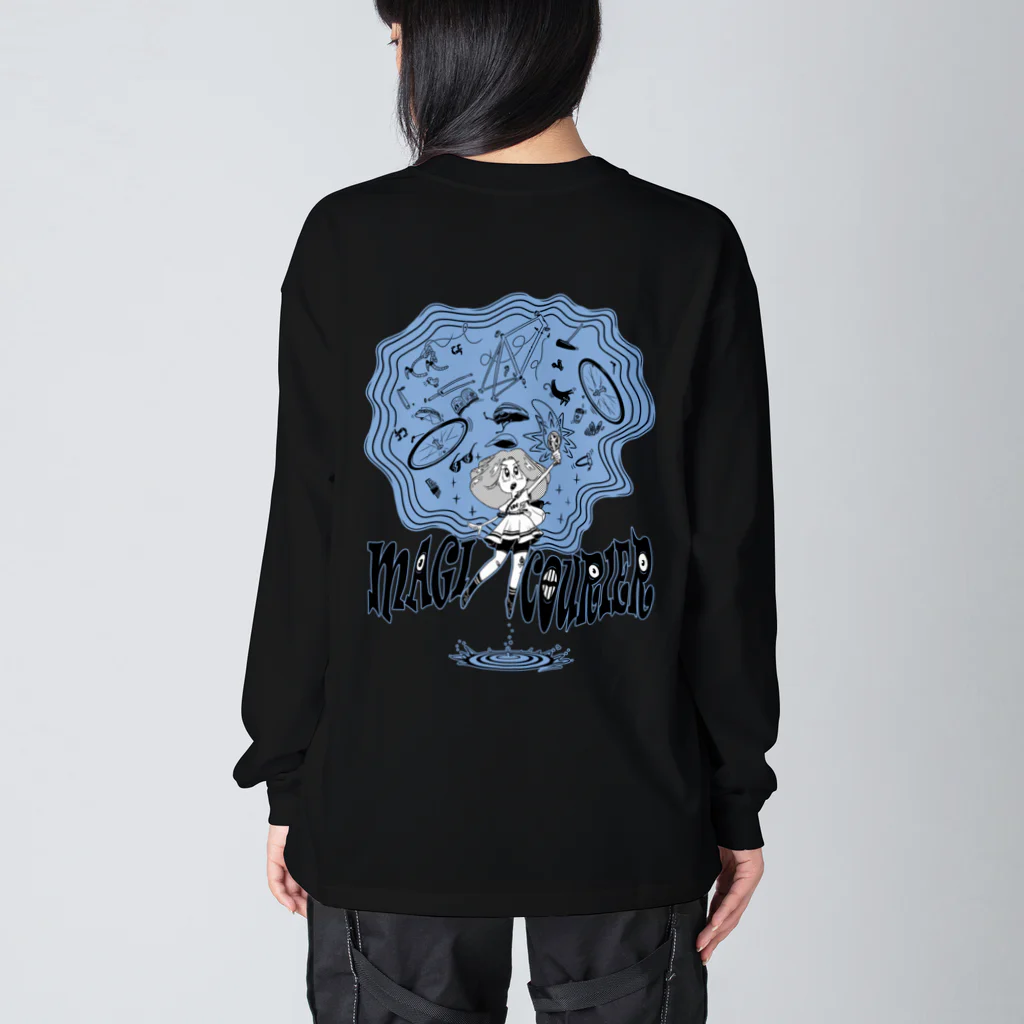 nidan-illustrationの“MAGI COURIER” blue #2 Big Long Sleeve T-Shirt