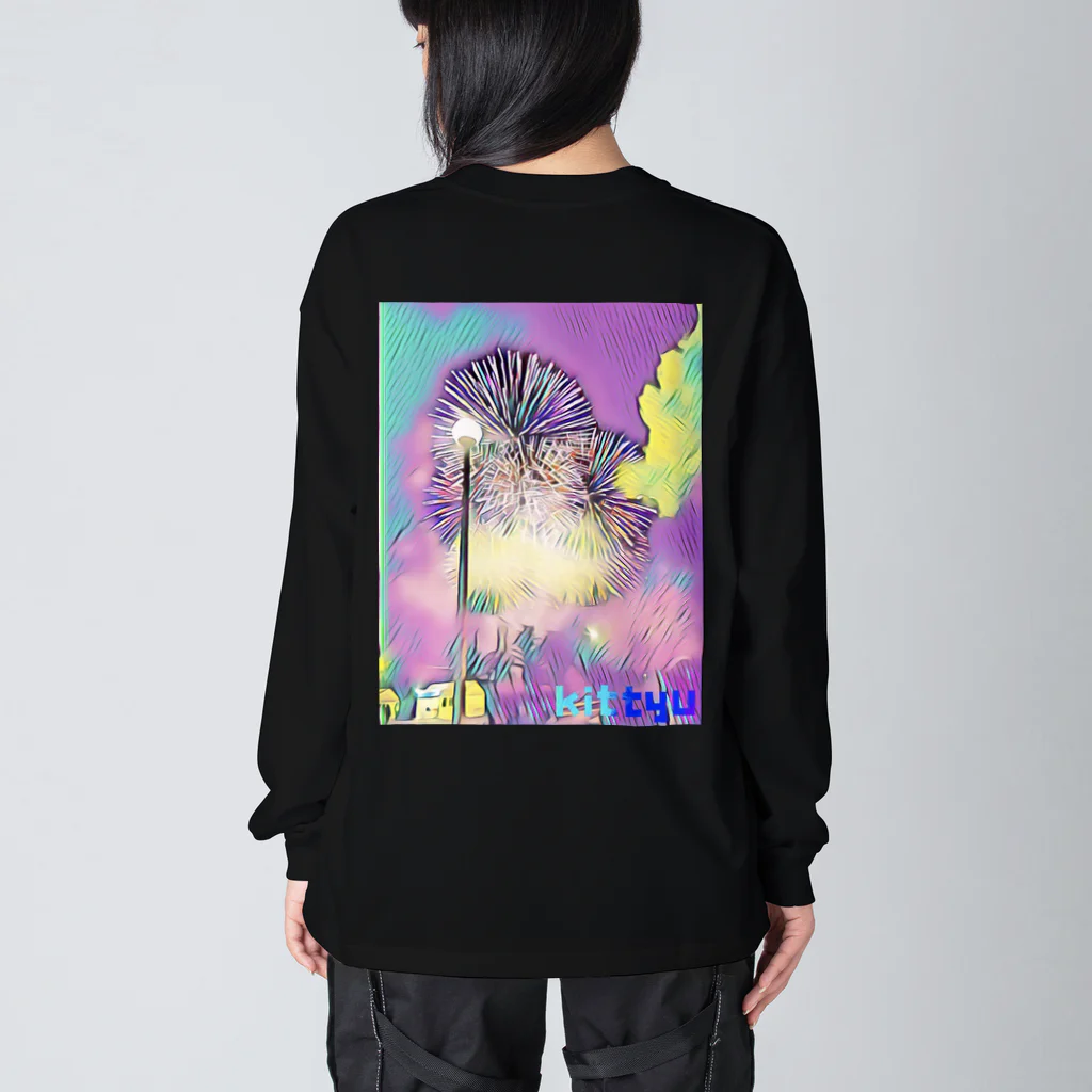 kittyu のkittyu  hanabi Big Long Sleeve T-Shirt