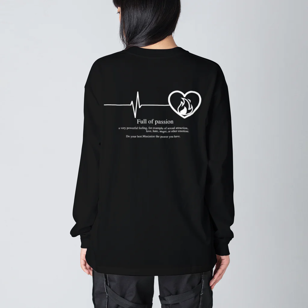 LordLy Timeのfull of passion Big Long Sleeve T-Shirt