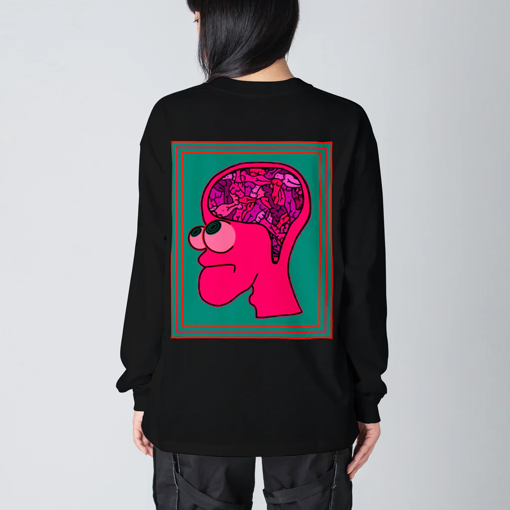 THE TWISTのNUDE BRAIN ビッグシルエットロングスリーブTシャツ