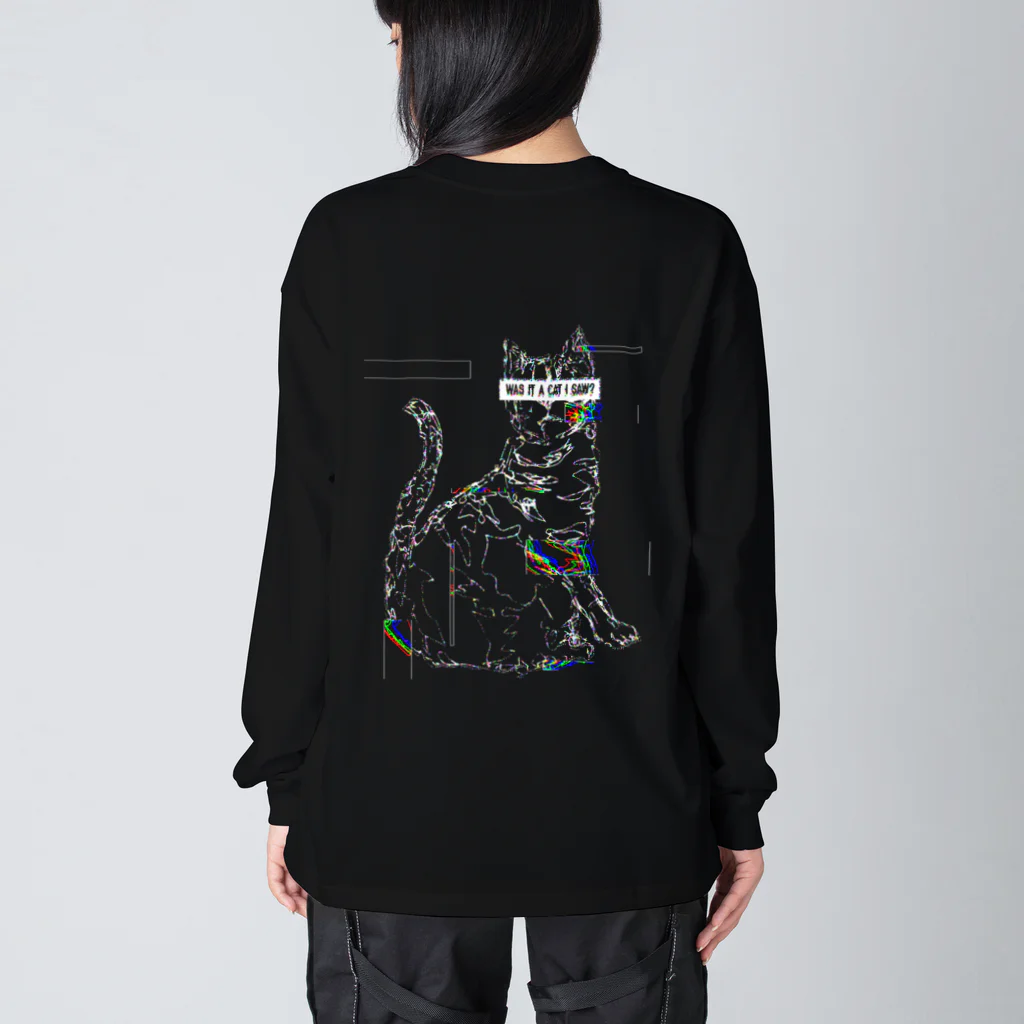 JUST KITTENのWAS IT A CAT I SAW? ビッグシルエットロングスリーブTシャツ