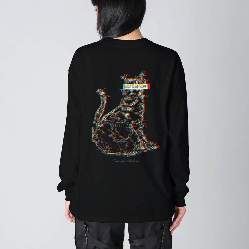 JUST KITTENのWAS IT A CAT I SAW? ビッグシルエットロングスリーブTシャツ