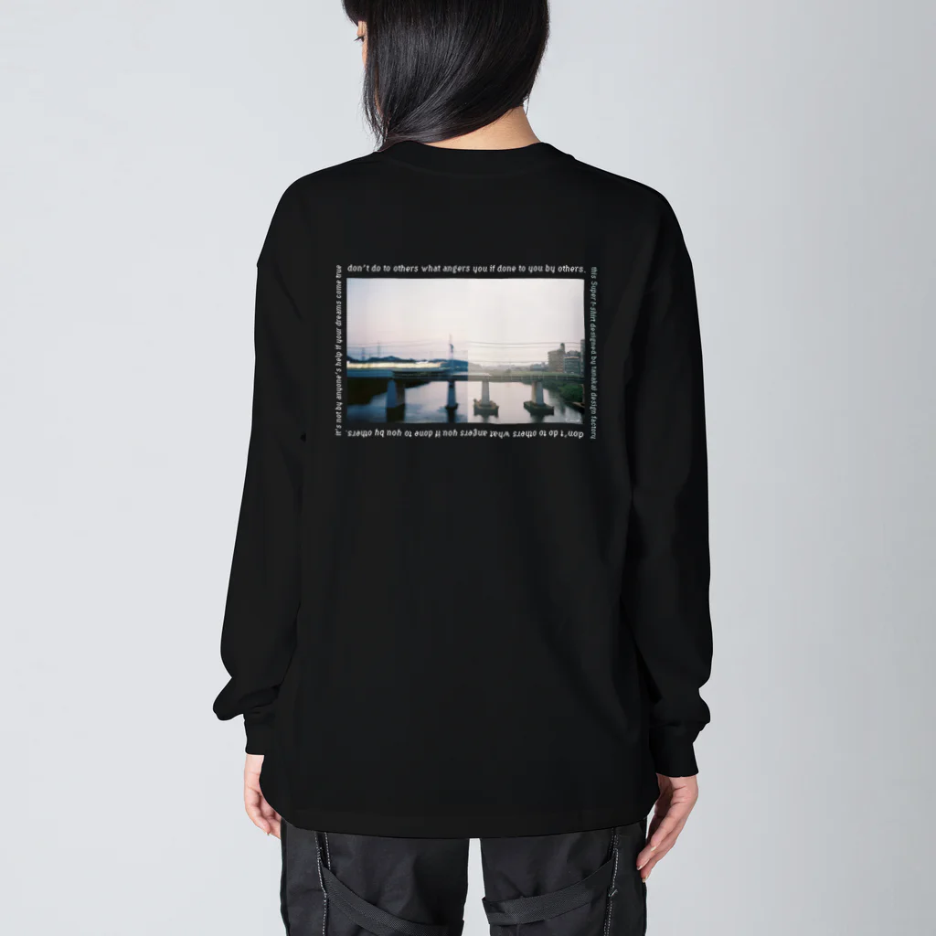 SYAREのphotograph long T-shirt ビッグシルエットロングスリーブTシャツ