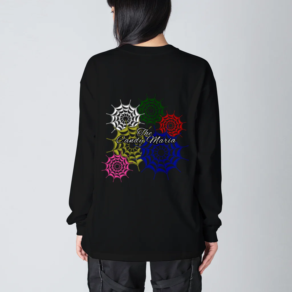 THE CANDY MARIAのSpiderweb Firework Big Long Sleeve T-Shirt