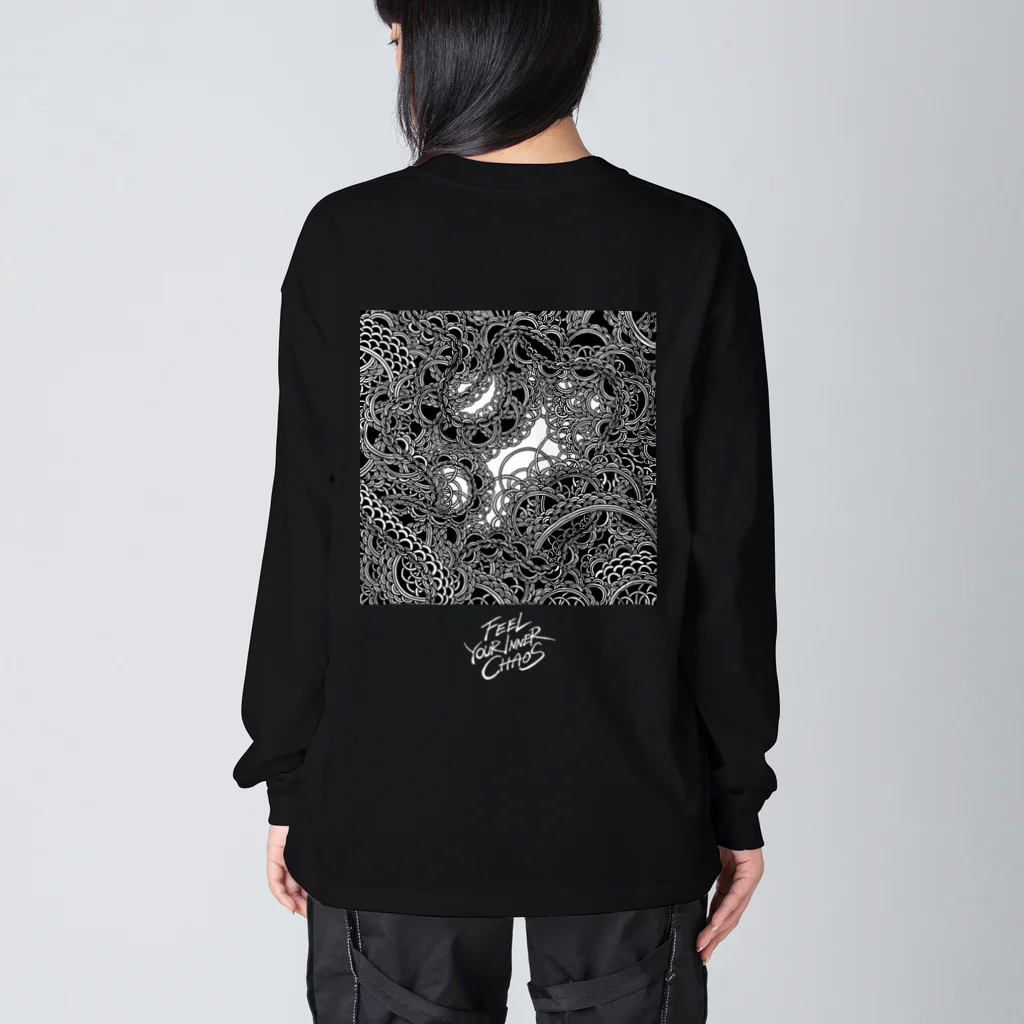 NAHO ISHII / 石井七歩のFEEL YOUR INNER CHAOS ビッグシルエットロングスリーブTシャツ