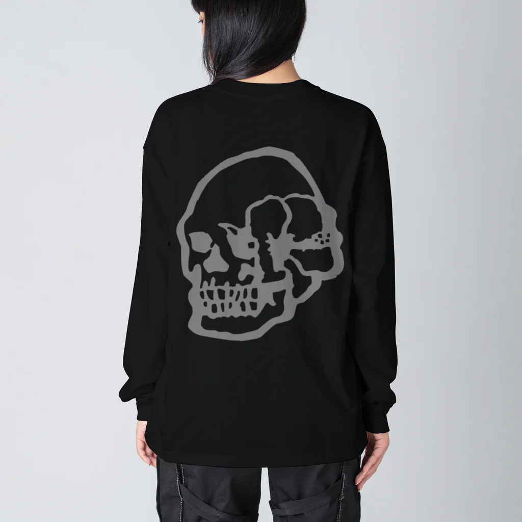 FMK-OのSkull vase "GR" Big Long Sleeve T-Shirt