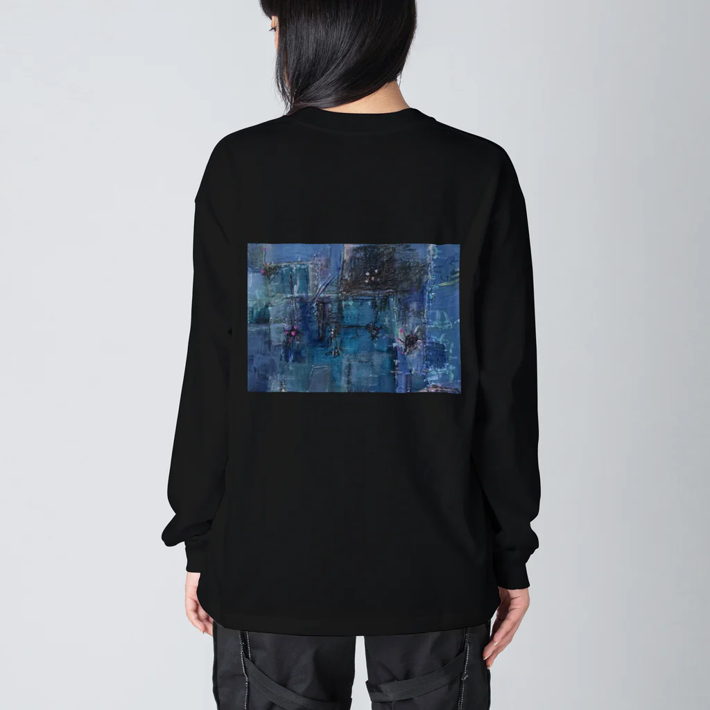 momi_ttの蒼との遭遇 Big Long Sleeve T-Shirt