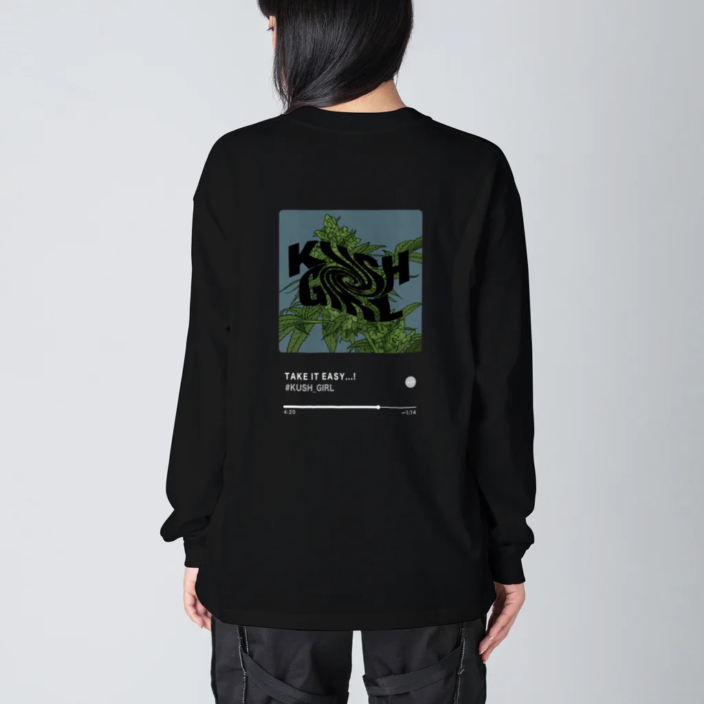 #KUSH_GIRLの#KUSH_GIRL Big Long Sleeve T-Shirt