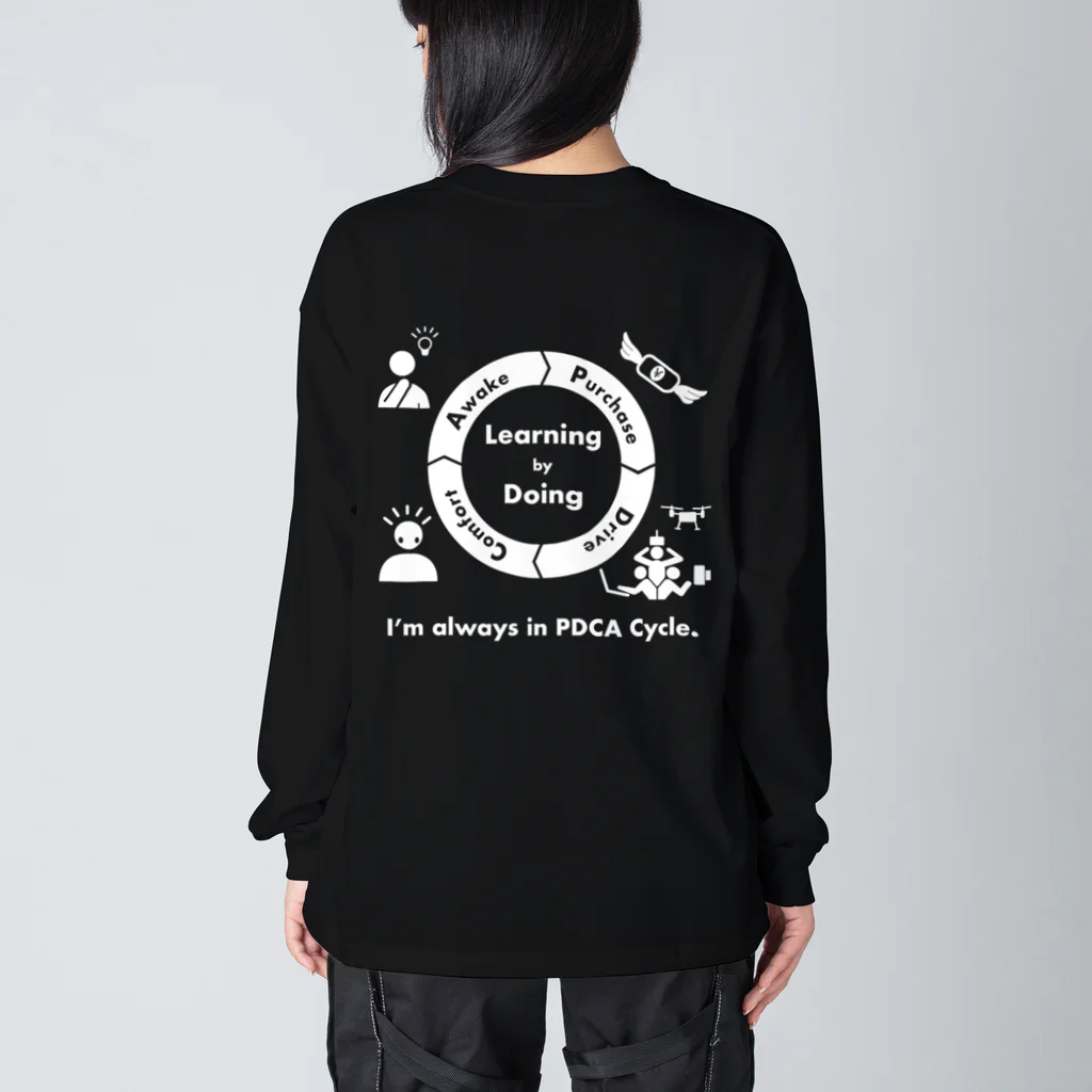 DoinJomainの散財家のPDCAサイクル Big Long Sleeve T-Shirt