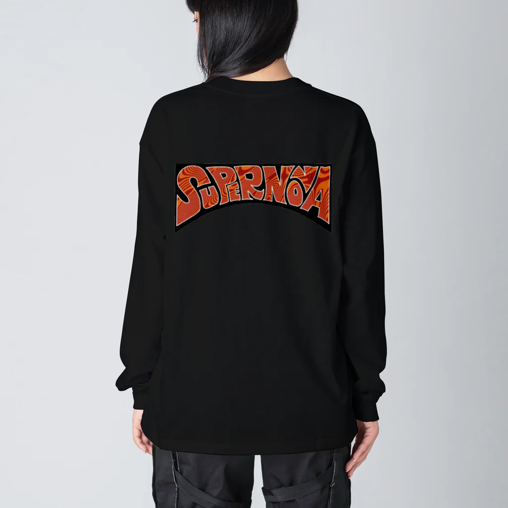 SUPERNOVA のSupernova 横ロゴ Big Long Sleeve T-Shirt