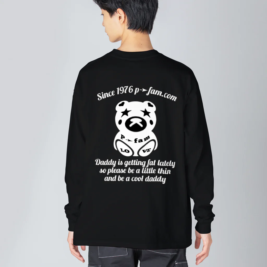 P➛fam.comのP➛KUMAちゃん(メタボＶｅｒ．) Big Long Sleeve T-Shirt