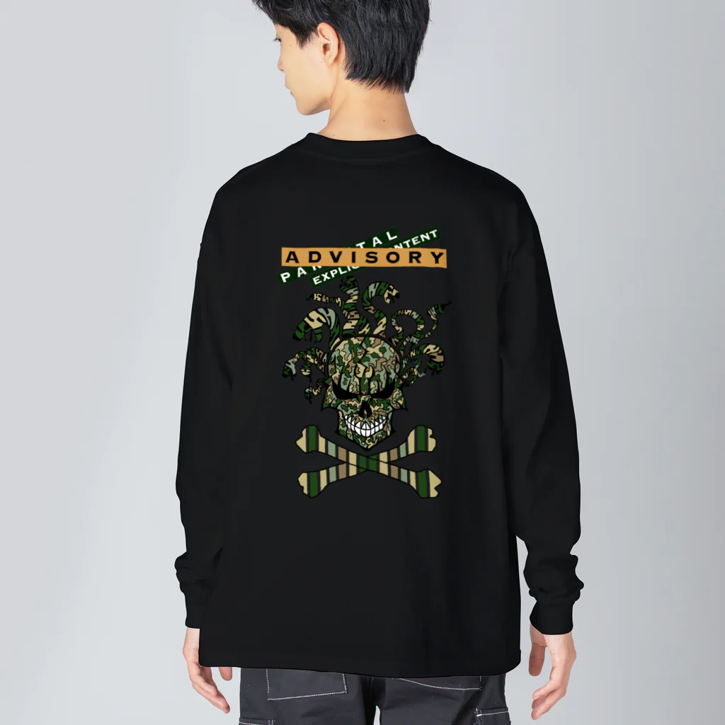 TakiGreen SHOPの“Skull Medusa” ビッグシルエットロングスリーブTシャツ