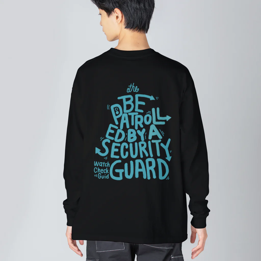 KEIBI-INのbe patrolled by a security guard ビッグシルエットロングスリーブTシャツ