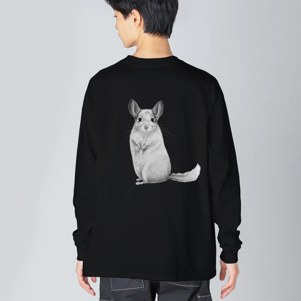 チンチラのパルのチンチラのパル　シルエットデザイン Big Long Sleeve T-Shirt