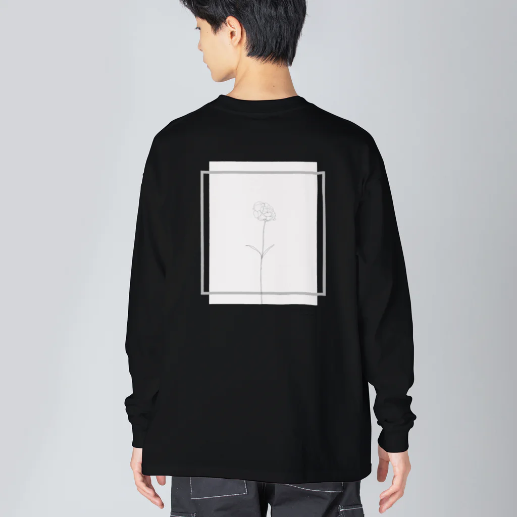 rilybiiの Graypink Carnation . Big Long Sleeve T-Shirt