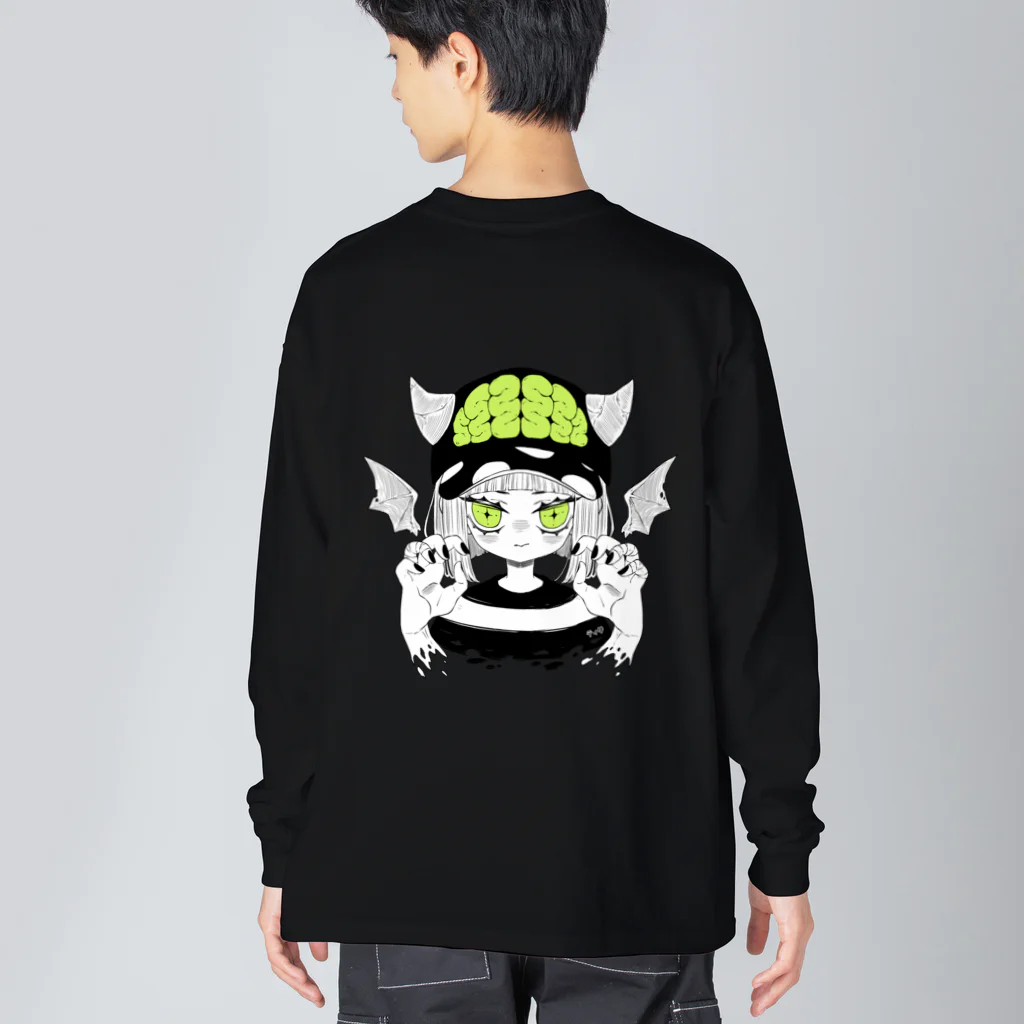 ティダの脳キャップ Big Long Sleeve T-Shirt