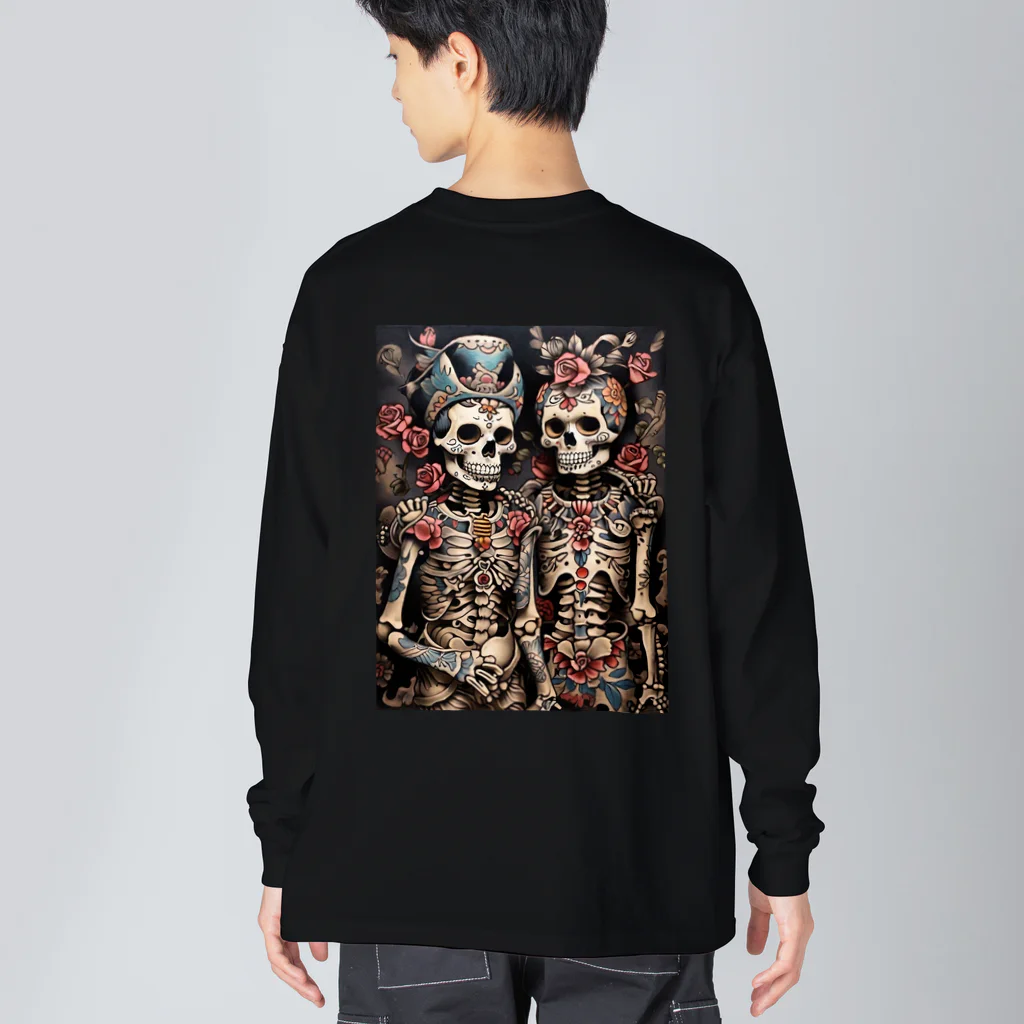 Skull sectionのきれいなガイコツ Big Long Sleeve T-Shirt