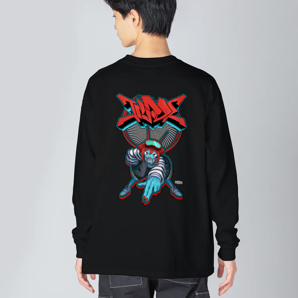 InvadersのGRAFF "INVADE"(WITH INVA_TAM) ビッグシルエットロングスリーブTシャツ