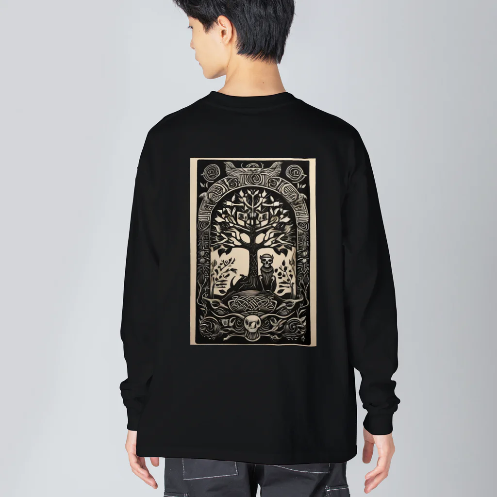 Skull sectionのドクロの木 Big Long Sleeve T-Shirt