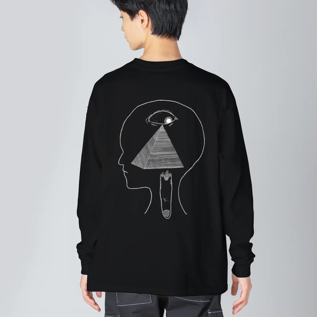 maru-欒の人 Big Long Sleeve T-Shirt