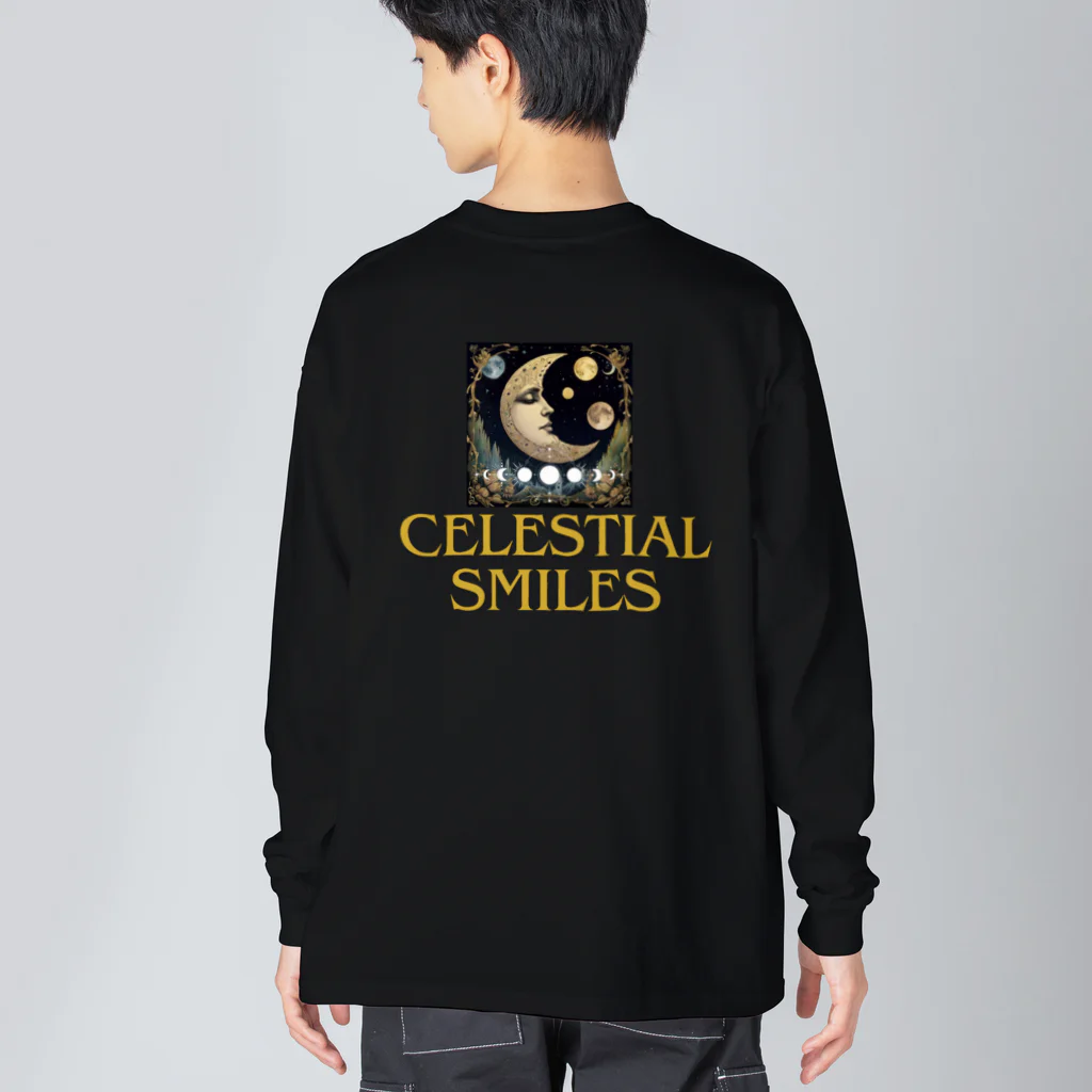 Mellow-Skyの「Celestial Smiles（天空の微笑み）」 Big Long Sleeve T-Shirt