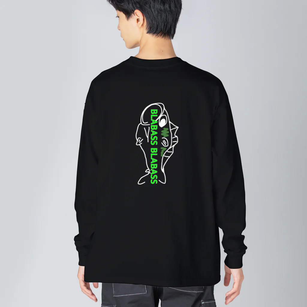 comaoのブラックバス　ブラバス Big Long Sleeve T-Shirt