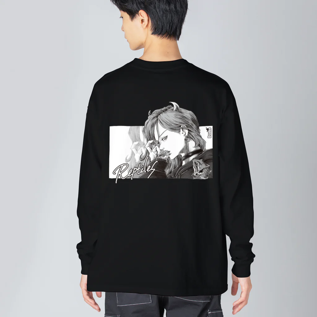 Dsukeのフトアゴ女子 Big Long Sleeve T-Shirt