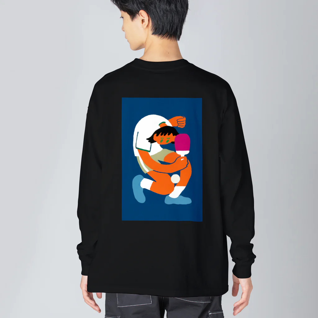 アンドウワカの卓球 Big Long Sleeve T-Shirt