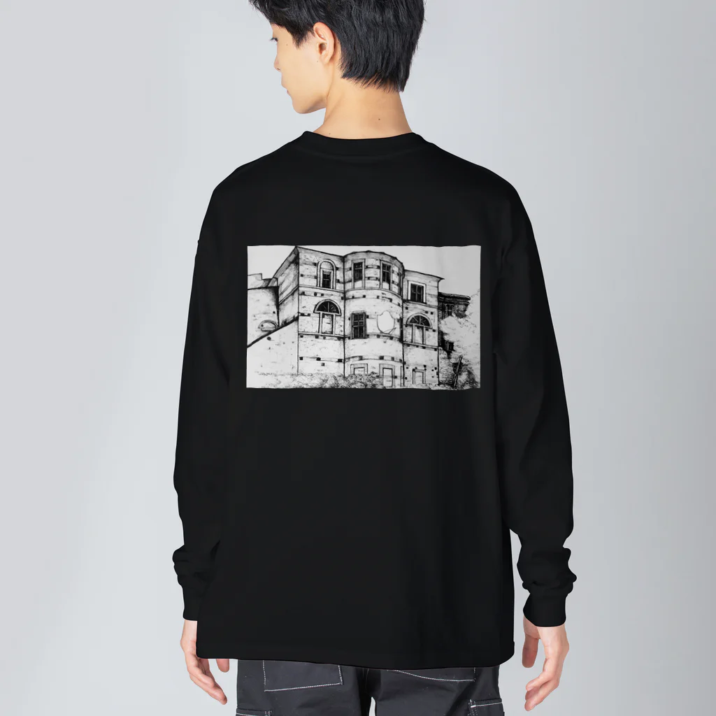 niko's shopの学校の裏の協会 Big Long Sleeve T-Shirt