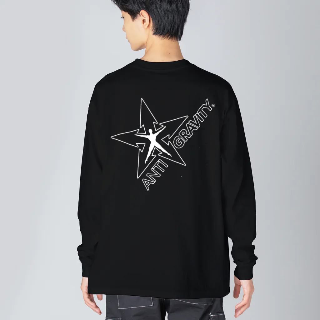 AntiGravityJAPANのLOGOホワイト Big Long Sleeve T-Shirt