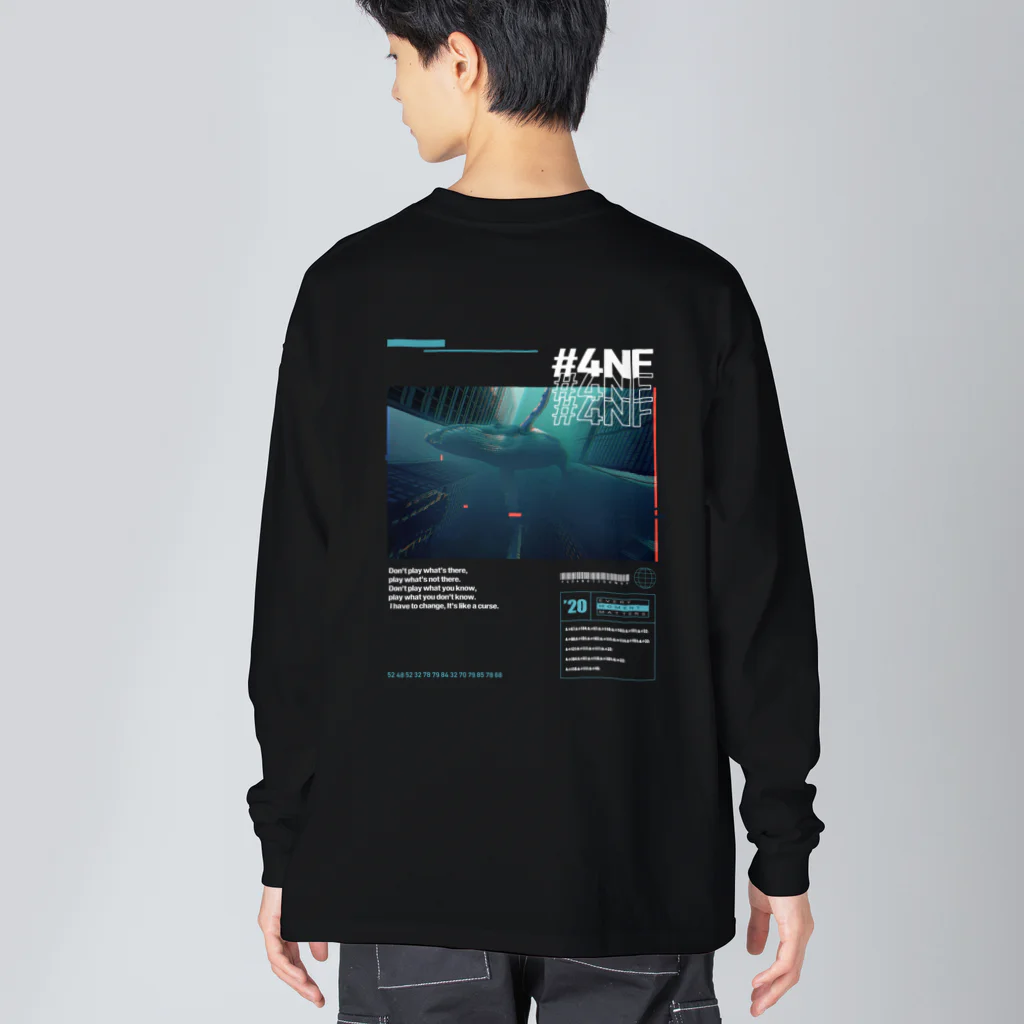 ノブ太のアパレルのDeep Web Big Long Sleeve T-Shirt