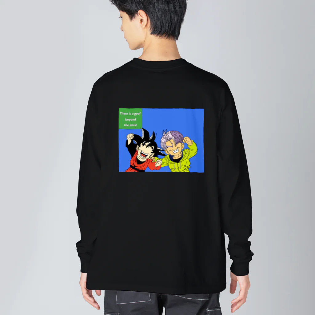 BoogerPickのThere is a goal beyond the smile Big Long Sleeve T-Shirt