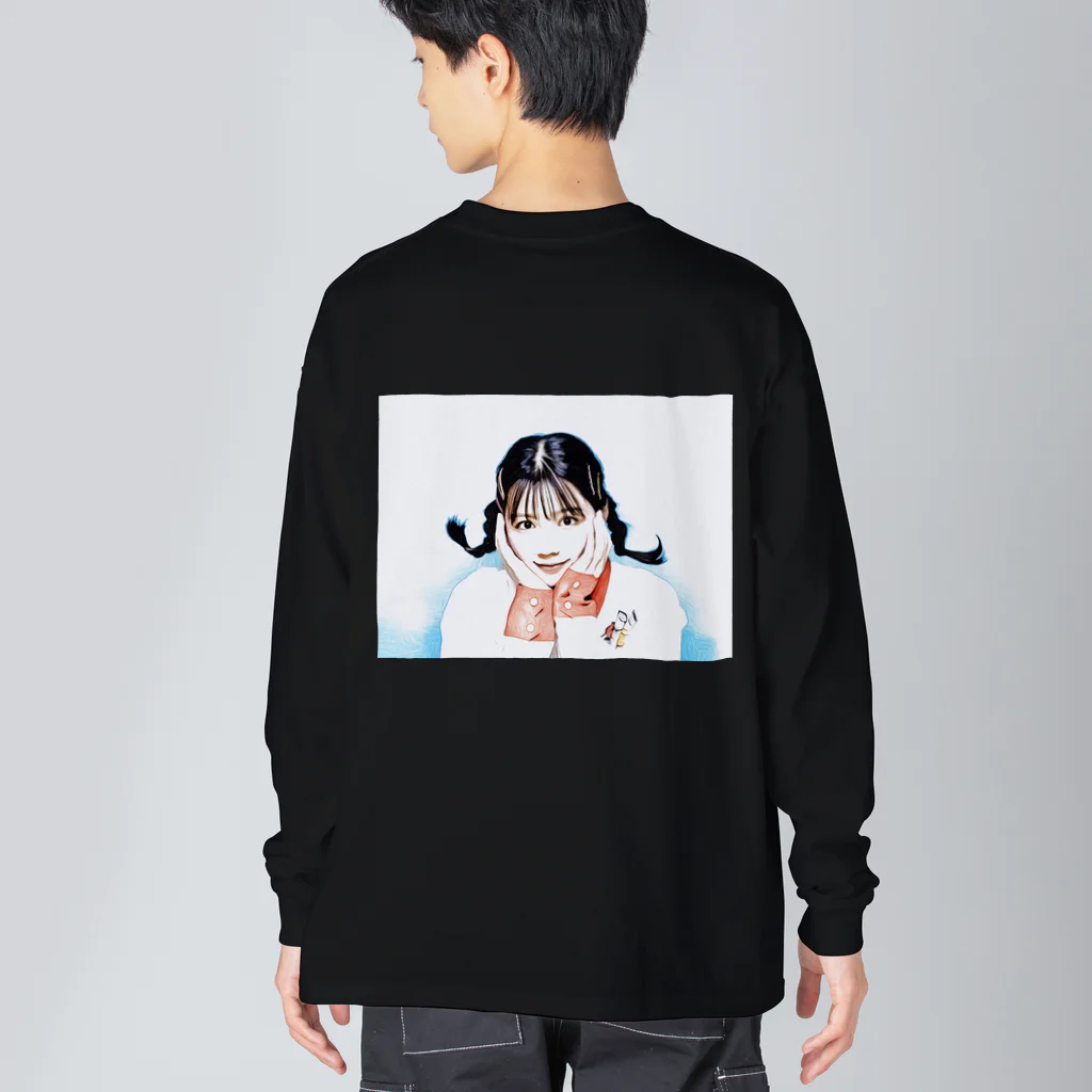 RIKUPONの店の日向坂って描けるの？渡邉美穂 ビッグシルエットロングスリーブTシャツ