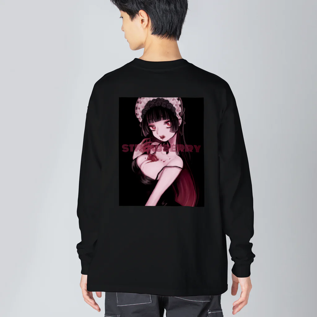 白玉フルーツポンチのstrawberryちゃん🍓 Big Long Sleeve T-Shirt