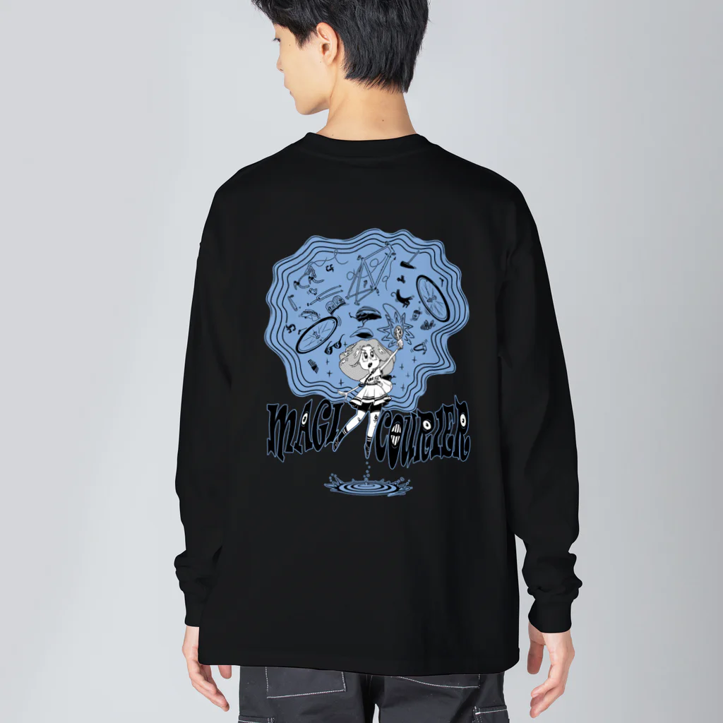 nidan-illustrationの“MAGI COURIER” blue #2 Big Long Sleeve T-Shirt