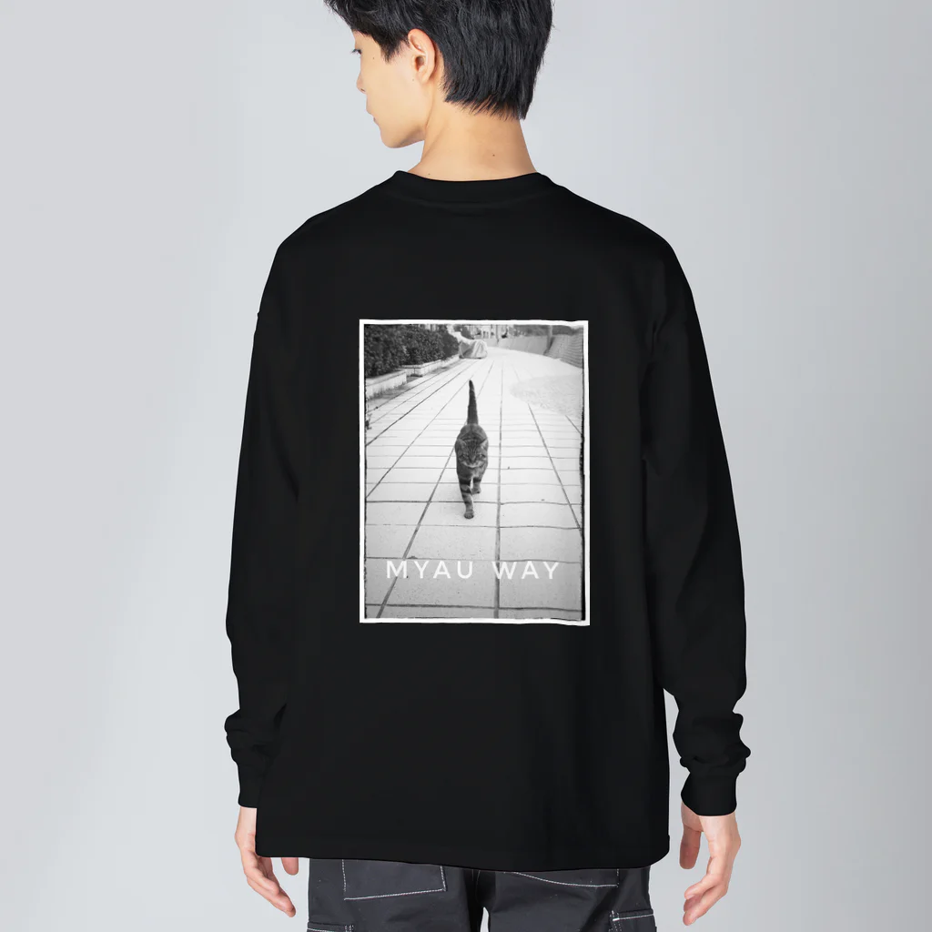 nanair_design (photo graphic)のMYAW WAY  ねこみち Big Long Sleeve T-Shirt