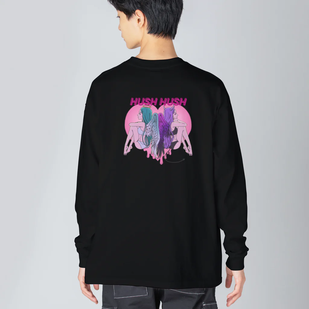 RIKAの【girl】天使と悪魔 Big Long Sleeve T-Shirt