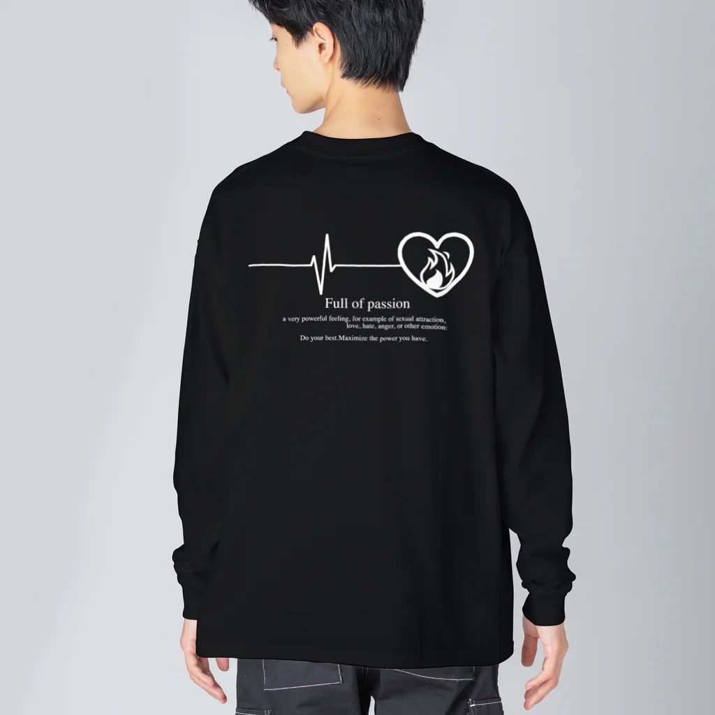 LordLy Timeのfull of passion Big Long Sleeve T-Shirt