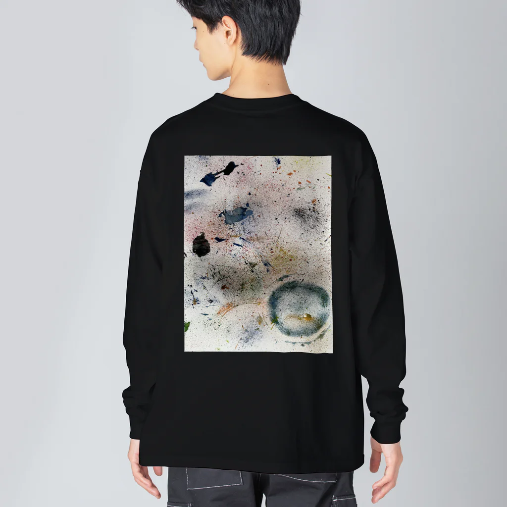 カラフルタピオカのスペーススプレーロングTシャツ Big Long Sleeve T-Shirt