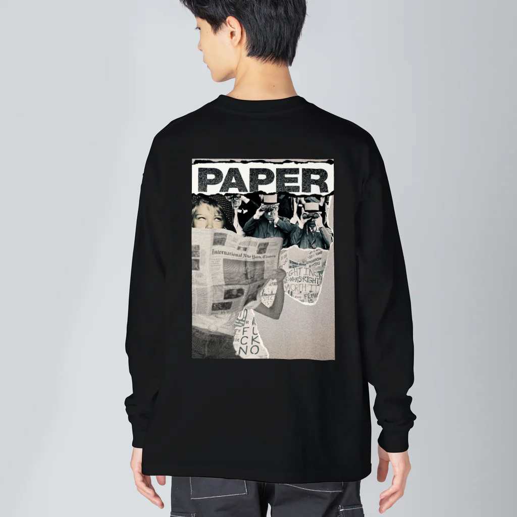 SassyのPaper Big Long Sleeve T-Shirt