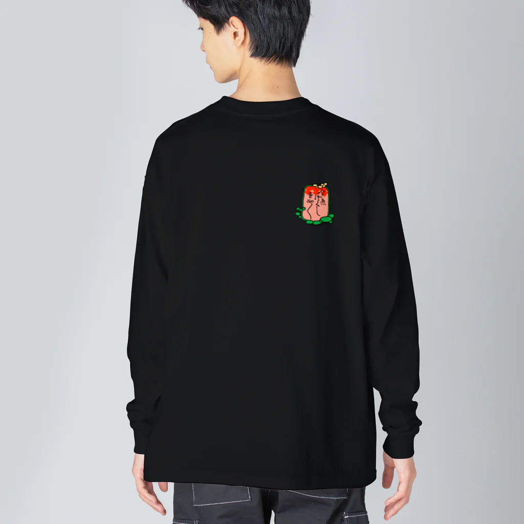 ミュージアムショップトーキョー/museum shop TOKYOの歌川国芳　金魚づくし　玉や玉や　ロゴ版 Big Long Sleeve T-Shirt