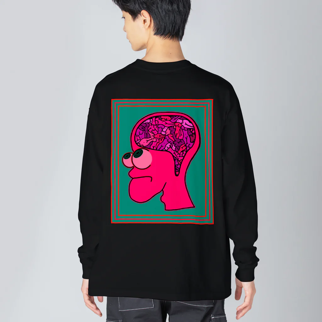 THE TWISTのNUDE BRAIN ビッグシルエットロングスリーブTシャツ