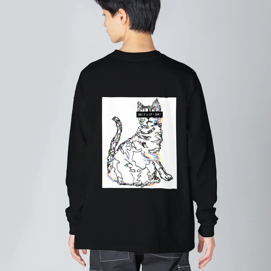 JUST KITTENのWAS IT A CAT I SAW? ビッグシルエットロングスリーブTシャツ