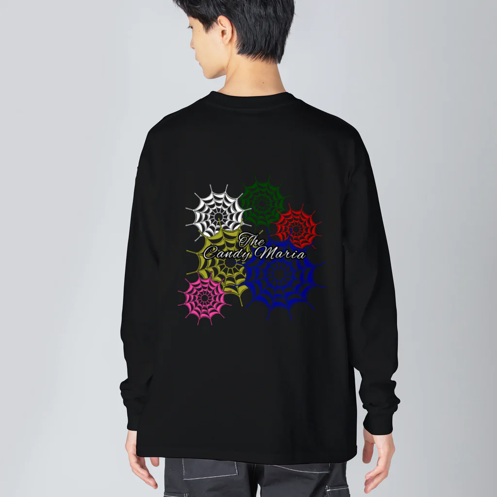 THE CANDY MARIAのSpiderweb Firework Big Long Sleeve T-Shirt